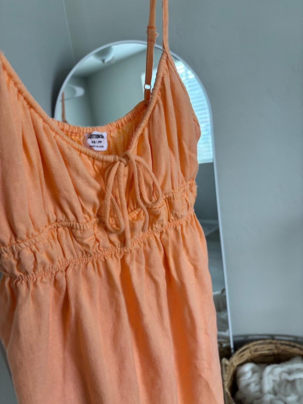 Cotton On Orange Summer Midi Dress